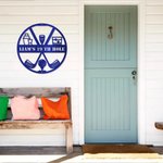 Personalized Golf Sign Metal Wall Art Decoroation for Golf Club Golfers Gift