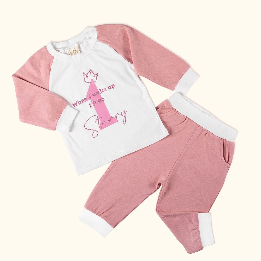 Personnalisé quand je me réveille tenue d'anniversaire filles garçons cadeaux d'anniversaire bébé cadeau bébé vêtements tout-petit premier anniversaire