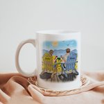 Personalised Mug You and Me Couple Enjoy the Sunflower Landscape White Ceramic Mug Gift for Lover Coffee Mug Couple Gift Ideas