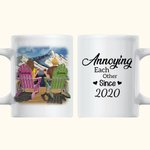 Tazza personalizzata in ceramica bianca per lui da 11 oz o 15 oz.