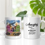 Tazza personalizzata in ceramica bianca per lui da 11 oz o 15 oz.