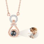 Gepersonaliseerde Projectie Micro-gesneden Foto Halsband Armband Moederdag Afstuderen Seizoen Verjaardag Valentijnsdag Gift