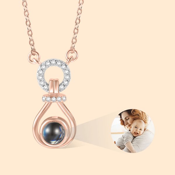 Gepersonaliseerde Projectie Micro-gesneden Foto Halsband Armband Moederdag Afstuderen Seizoen Verjaardag Valentijnsdag Gift