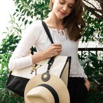 Weihnachtsstrumpf Monogramm-Hutclip, Anhänger für Reisetaschen, Rucksäcke, Geldbörsen, Handtaschen, Geschenke für Mädchen, Damen, Frauen