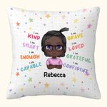 Personalized Back to School Gift Girl Boy Throw Pillow Cover  Memorial Gift Sofa Decor