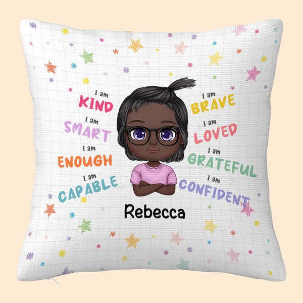 Personalized Back to School Gift Girl Boy Throw Pillow Cover  Memorial Gift Sofa Decor