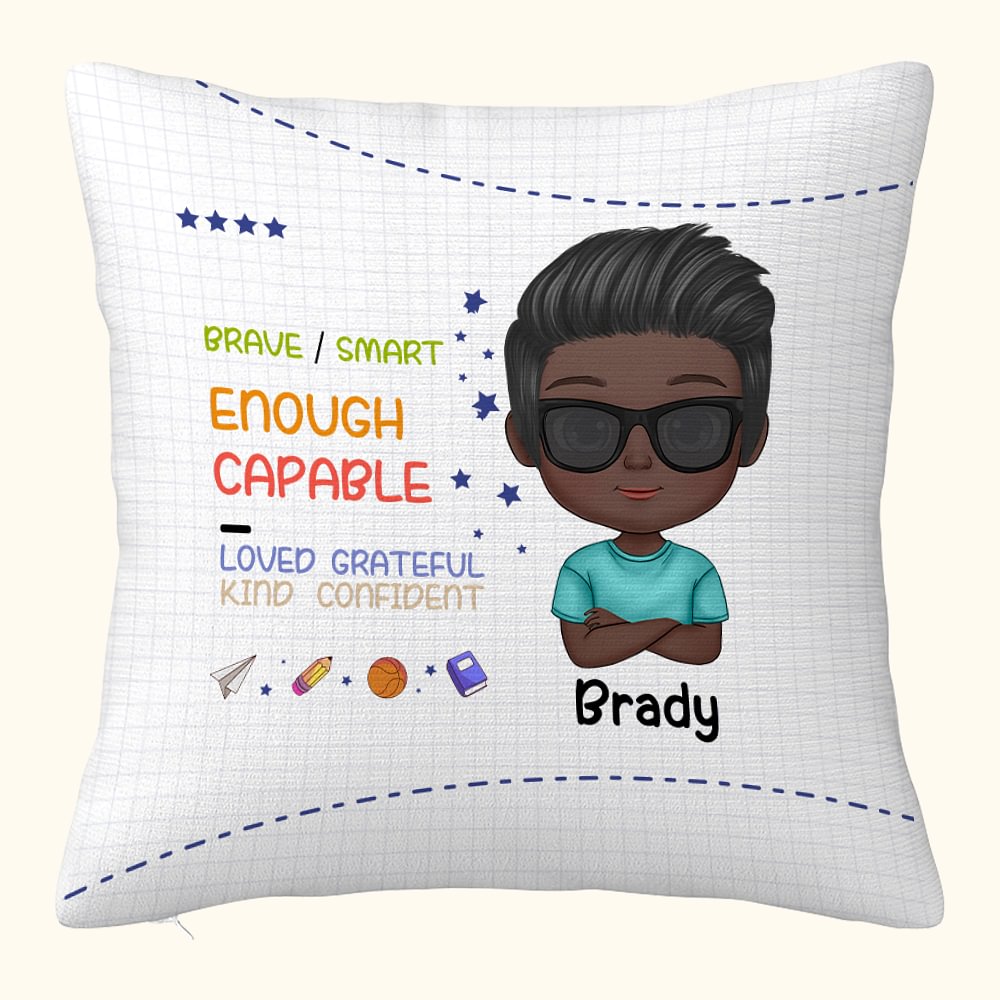 Housse de coussin personnalisée pour fille, garçon, nouvelle vie scolaire, saison scolaire, pour salon