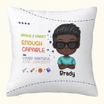 Gepersonaliseerd School Seizoen Meisje Jongen Nieuw Schoolleven Kussenhoes voor de Woonkamer