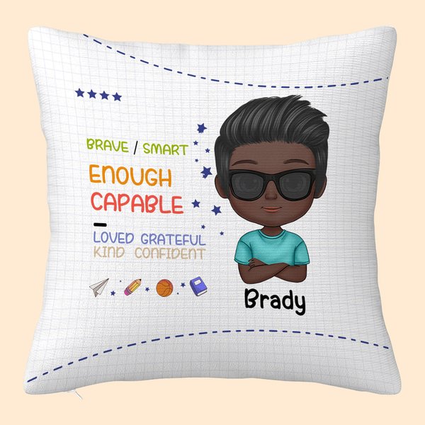 Gepersonaliseerd School Seizoen Meisje Jongen Nieuw Schoolleven Kussenhoes voor de Woonkamer