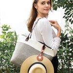 Weihnachtsstrumpf Monogramm-Hutclip, Anhänger für Reisetaschen, Rucksäcke, Geldbörsen, Handtaschen, Geschenke für Mädchen, Damen, Frauen