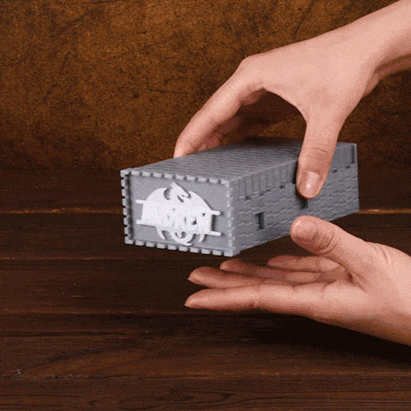 Personalized DND Portable Dice Box Dice Tower Dice Game 3D-Printed