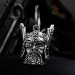 Personalized Odin Viking God Bells Ride Bell Biker Gift Good Luck Charm Key Chain Motorbike Keychain Jeep Keychain Gremlin Bells for Motorbike