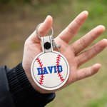 Henkilökohtainen Kirjonta Urheilu Laukku Tag Jalkapallo Tag Koripallo Tag Baseball Tag Avaimenperät Nimilaput Lounas Täydellinen joukkue lahja pelaaji