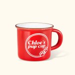 Personalized Ceramic Pup Cup Puppuccino Mug Pet Dog Gift 2.4oz 70ml