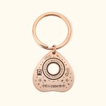 Personalized Ouija Planchette Pet ID Tag Collar Tag Engraved with Pet Name for Small Cat Dog Halloween Christmas