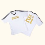 Personalised Women's Glitter Football Jersey Shirt with Name and Number on Back Soccer Shirt
