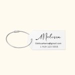 Personalisierte Gepäckanhänger Taschenanhänger Gravierte Hochzeitsgutscheine für Reisen und Urlaub Business