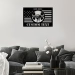 Personalized Metal Gym Sign Dumbbell Home Gym Sign Wall Decor