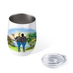 Vaso de Vino Personalizado Madre e Hija para Siempre 12oz Doble Pared al Vacío Regalo Día de la Madre Día de la Mujer