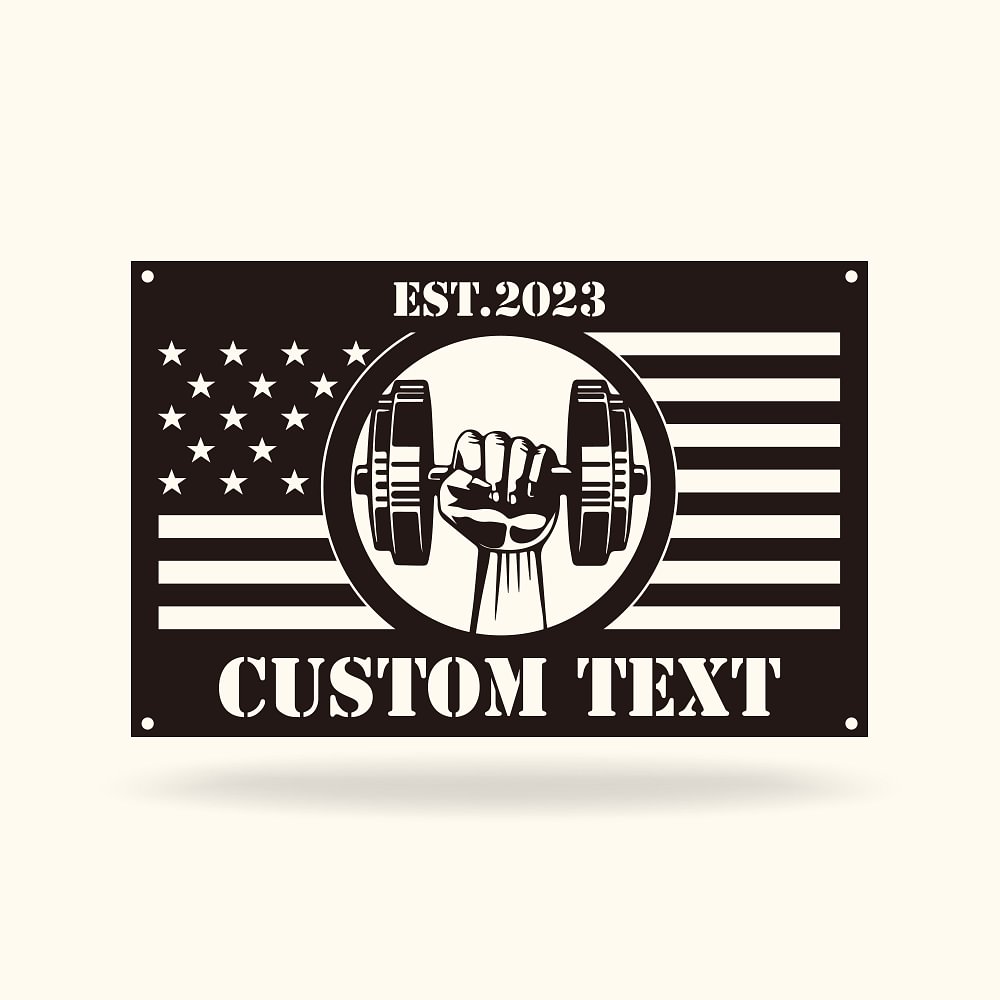 Panneau de gymnastique en métal personnalisé Panneau de gymnastique pour la maison Décoration murale