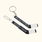 Llavero personalizado con impresión en 3D del palo del entrenador de hockey para los amantes del hockey