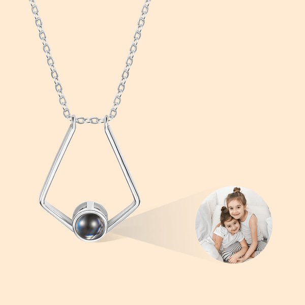 Personalisierte Ring-Halter-Halskette Projektion Foto-Halskette mit Ring-Halter Foto-Halskette Graduierung Geschenk Krankenschwester Geschenk