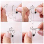 Personalisierte Ring-Halter-Halskette Projektion Foto-Halskette mit Ring-Halter Foto-Halskette Graduierung Geschenk Krankenschwester Geschenk