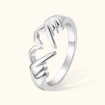 Bague personnalisée coeur d'amour Bague amusante Cadeau pour lui Elle