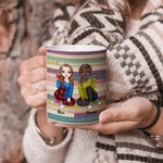 Personalized Life is Better With Bestie Soul Sisters White Ceramic Mug Thank You Gift