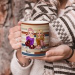 Gepersonaliseerde Funny Best Bitches Sisters Wit Keramische Mok Geschenken voor Vriendin Koffiemok