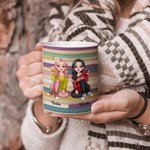 Personalized Best Friends Are Never Apart Best Friends White Ceramic Mug for Long Distance Friendship Gifts