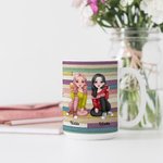 Personalized Best Friends Are Never Apart Best Friends White Ceramic Mug for Long Distance Friendship Gifts
