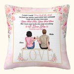 Couple personnalisé assis sur des chaises Cheers fleur décoration amour chaise jeter taie d'oreiller cadeaux pour la Saint Valentin décoration de 