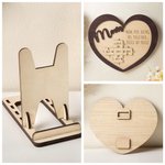 Personalised Puzzle Heart Decoration Wall Sign Gift for Mom