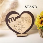 Personalised Puzzle Heart Decoration Wall Sign Gift for Mom
