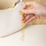 Portachiavi a filo personalizzato con chiusura a cuore per borse donna ragazza Accessori per compleanno anniversario regalo di San Valentino