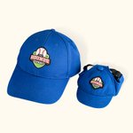 Personalised 2 Pieces Matching Pet and Owner Baseball Cap Sport Hats for Outdoor Sports Dog Dad and Dog Mom Gift