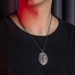 Gepersonaliseerde D20 Draak Hanger Sieraden Ketting met Mini Dobbelsteen Set voor DND Game Liefhebbers