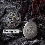 Gepersonaliseerde D20 Draak Hanger Sieraden Ketting met Mini Dobbelsteen Set voor DND Game Liefhebbers