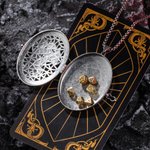 Gepersonaliseerde D20 Draak Hanger Sieraden Ketting met Mini Dobbelsteen Set voor DND Game Liefhebbers