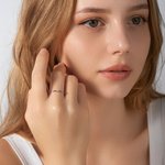 Gepersonaliseerde Marquise Geboortesteen Band Afwisselend Marquise Ronde Edelsteen Ring Verjaardagscadeau Ringen voor vrouwen