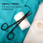 Personalizada de grado médico de acero inoxidable vendaje Tijeras Hemostat Sutura Tijeras Set Regalo de graduación para la enfermera del personal médi