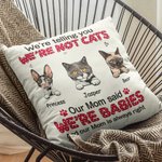 Henkilökohtainen Äitimme sanoi, että olemme vauvoja ja äitimme on aina oikeassa heittää tyynynpäällinen kissanrakastajaan kodin sisustukseen