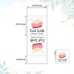 Personalized 100% Cotton Sewing Labels Tags with Name and Text for Clothing Handmade Item Set of 50 Gift for Knitting DIY Craft Lovers