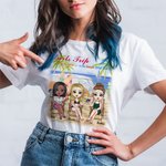 Personalized I Love You To The Beach And Back Girls Trip Beach Holiday Theme T-shirt Gift for Bestie Best Friend Birthday Gift