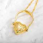 Personalisierte Liebe Biene Wabe Edelstein Foto Anhänger Ring Halskette Geschenk für Freundin Mama Familie Mitglied