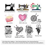 Personalized 100% Cotton Sewing Labels Tags with Name and Text for Clothing Handmade Item Set of 50 Gift for Knitting DIY Craft Lovers