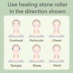 Personlig naturlig helande kristall Jade pärla Födelsesten Massage Yoga Meditation Avkoppling Ring