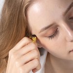 Personlig naturlig helande kristall Jade pärla Födelsesten Massage Yoga Meditation Avkoppling Ring