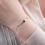 Personalized Projection Bracelet with 100 Languages I Love You and Photo for Family or Friends Her